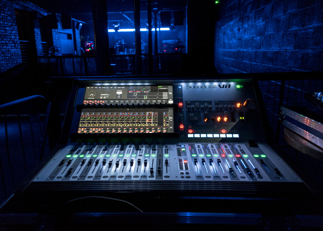 sound mixing console on hire