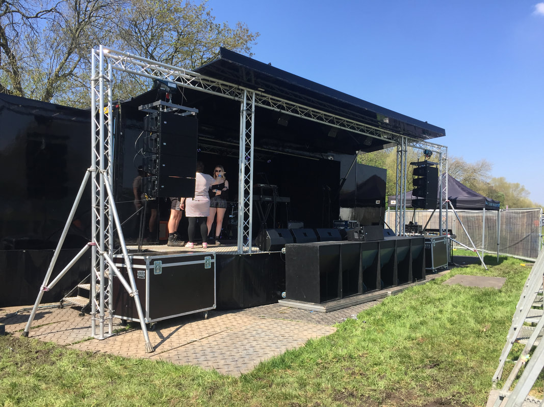 festival Stage hire in the North west